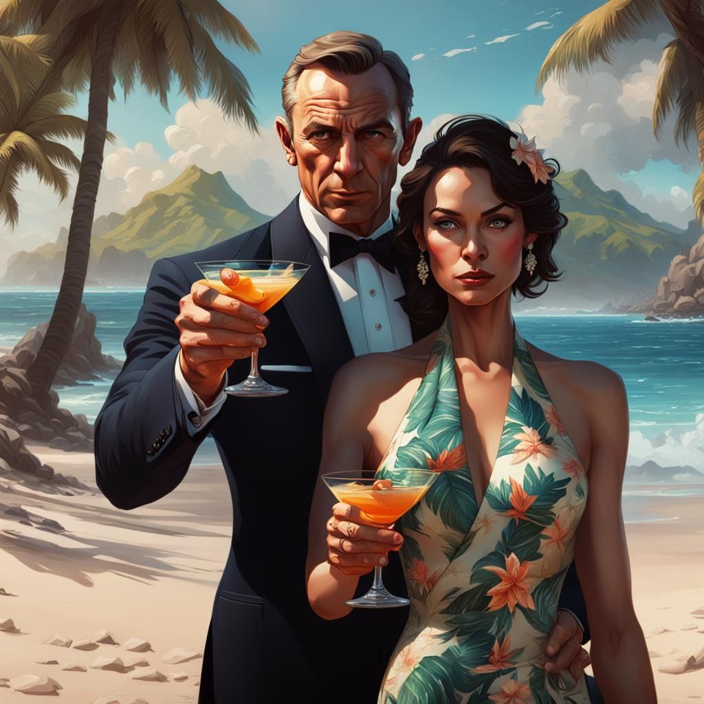 James Bond and Tracy Di Vicenzo.