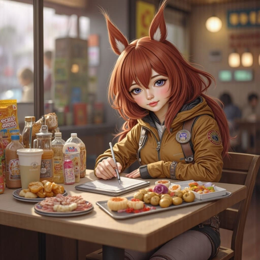 Squirrel Girl Studies at Tokyo Horse Cafe