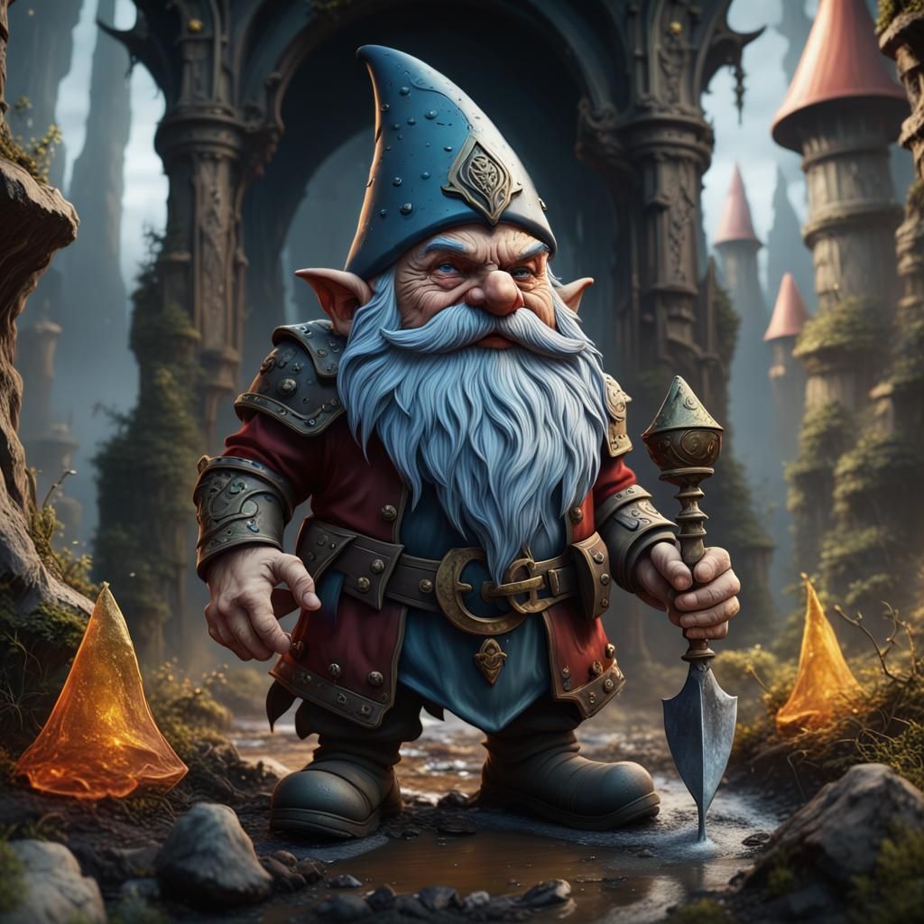 Menacing Gnome Fantasy Concept Art