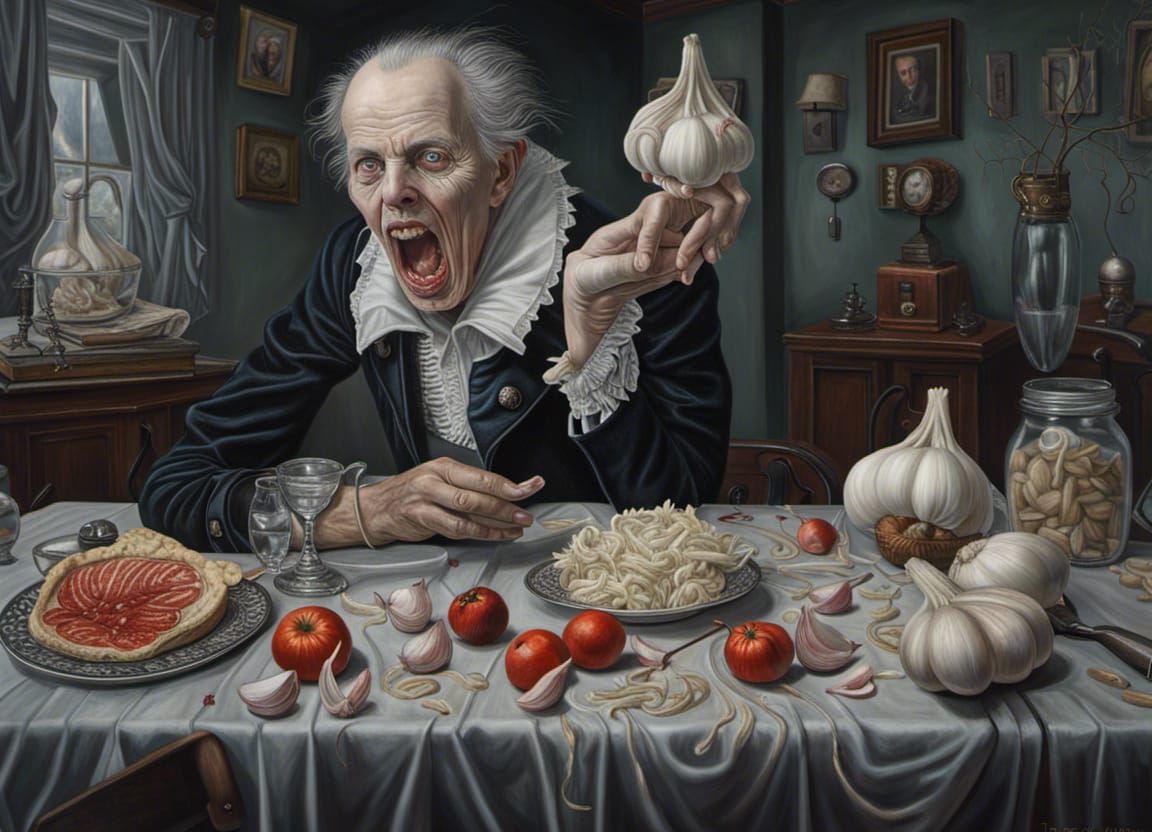 vampire garlic hater