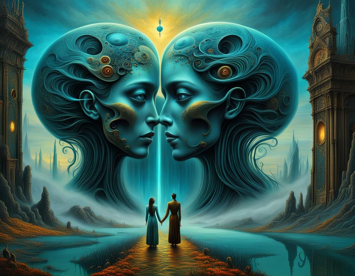 The juxtaposition of love and death