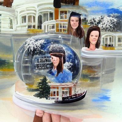 Gilmore Girls Snow Globe in Hyperrealism