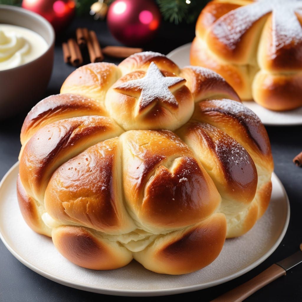 Traditional Belgian Christmas Brioche