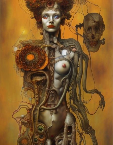 Rose Beauty in Post-Apocalyptic Wonderland, Hyperrealistic