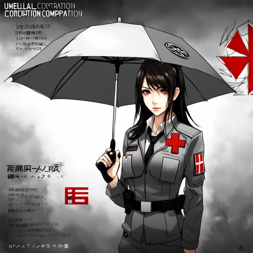 Umbrella Corporation Recruit in Anime Style