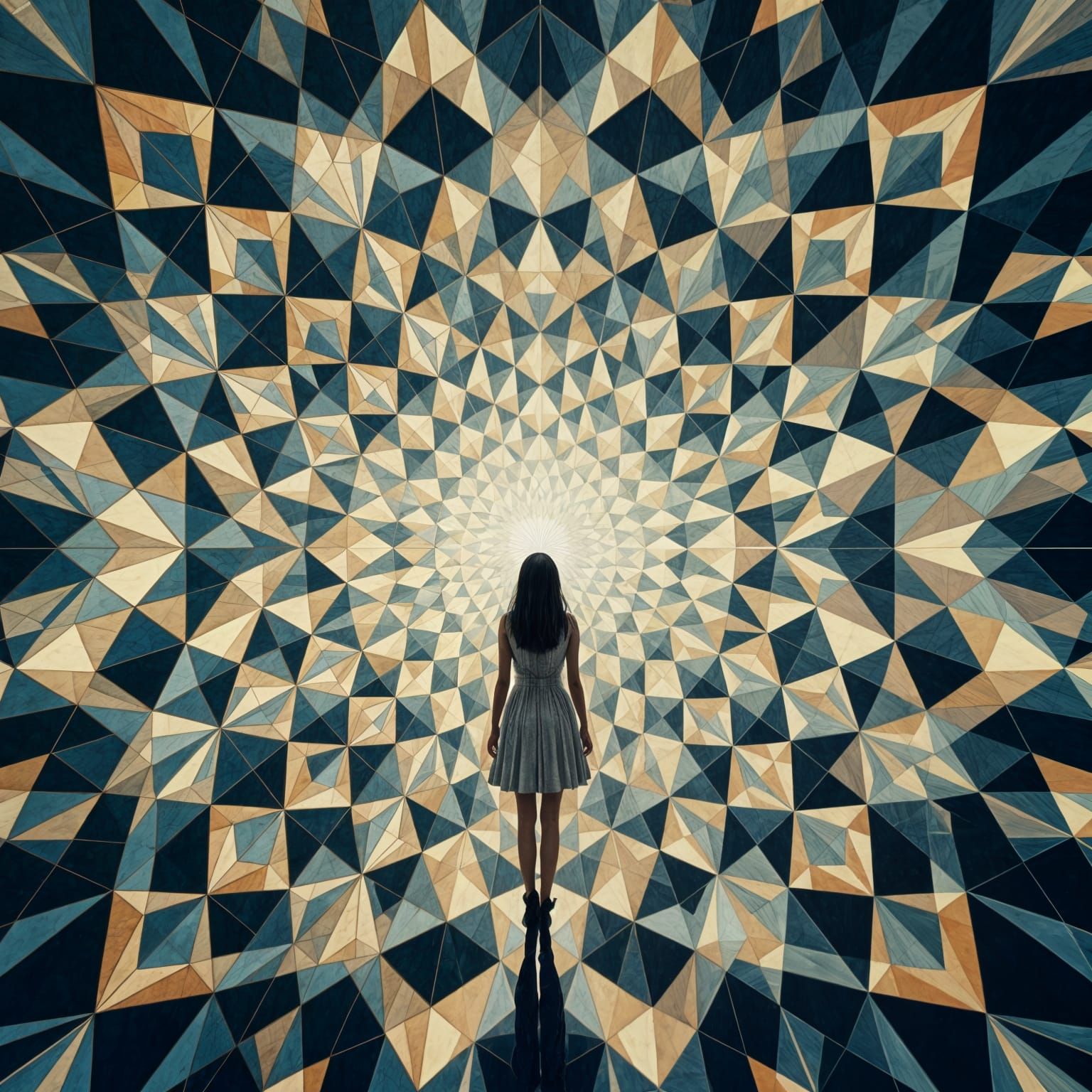 Abstract Kaleidoscope of Infinity and Singularity