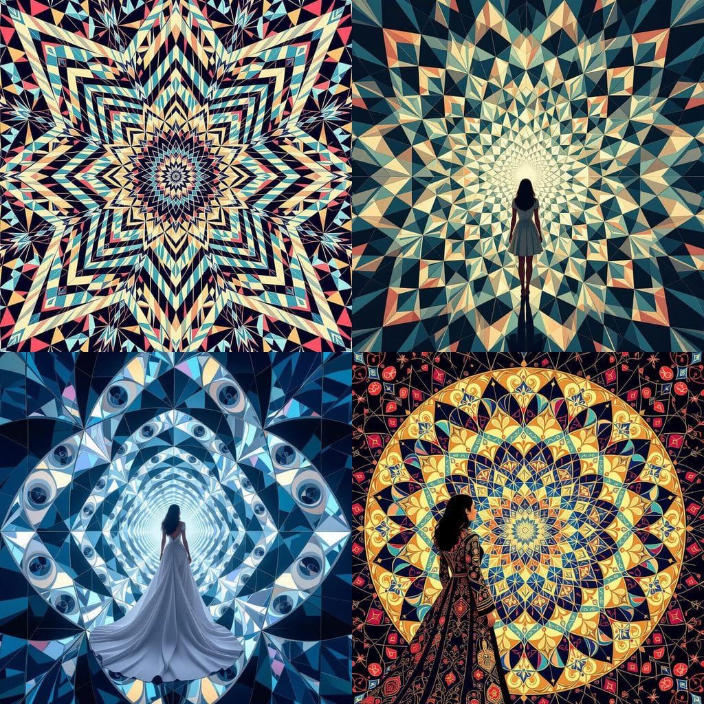 Kaleidoscopic Infinity: Abstract Symmetrical Patterns