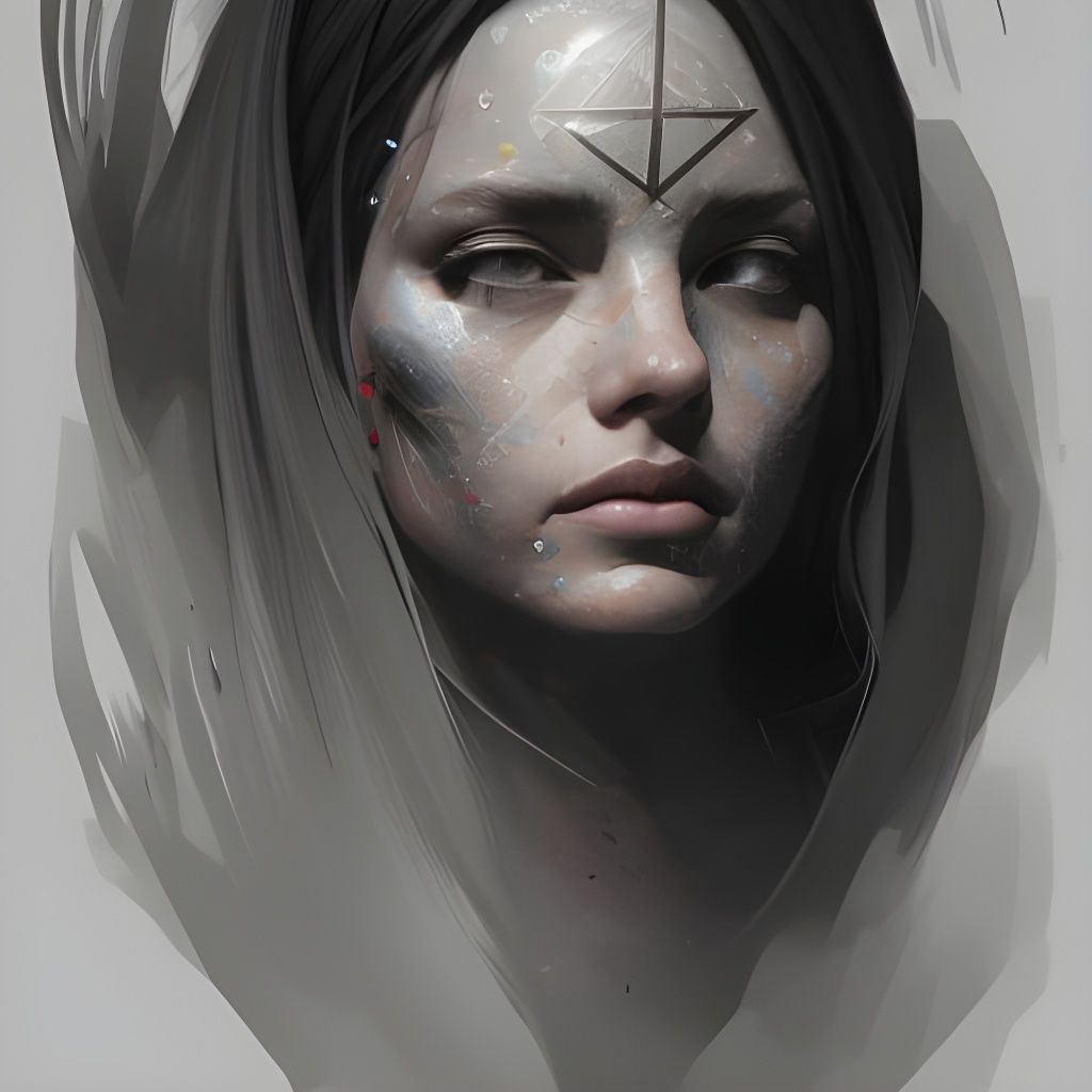 Detailed Portrait of Demonic Practitioner in Unreal Engine