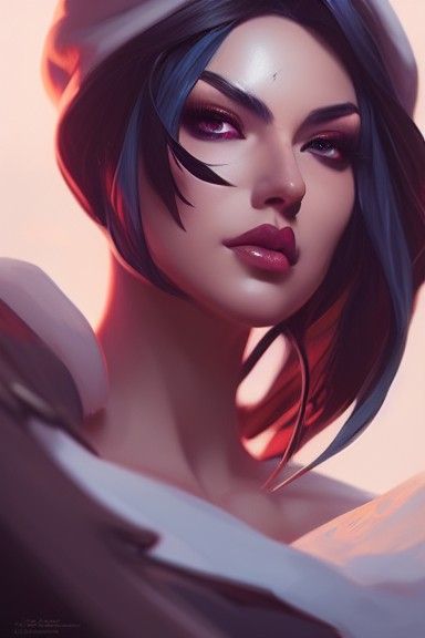 Overwatch's Ashe: Detailed Digital Portrait