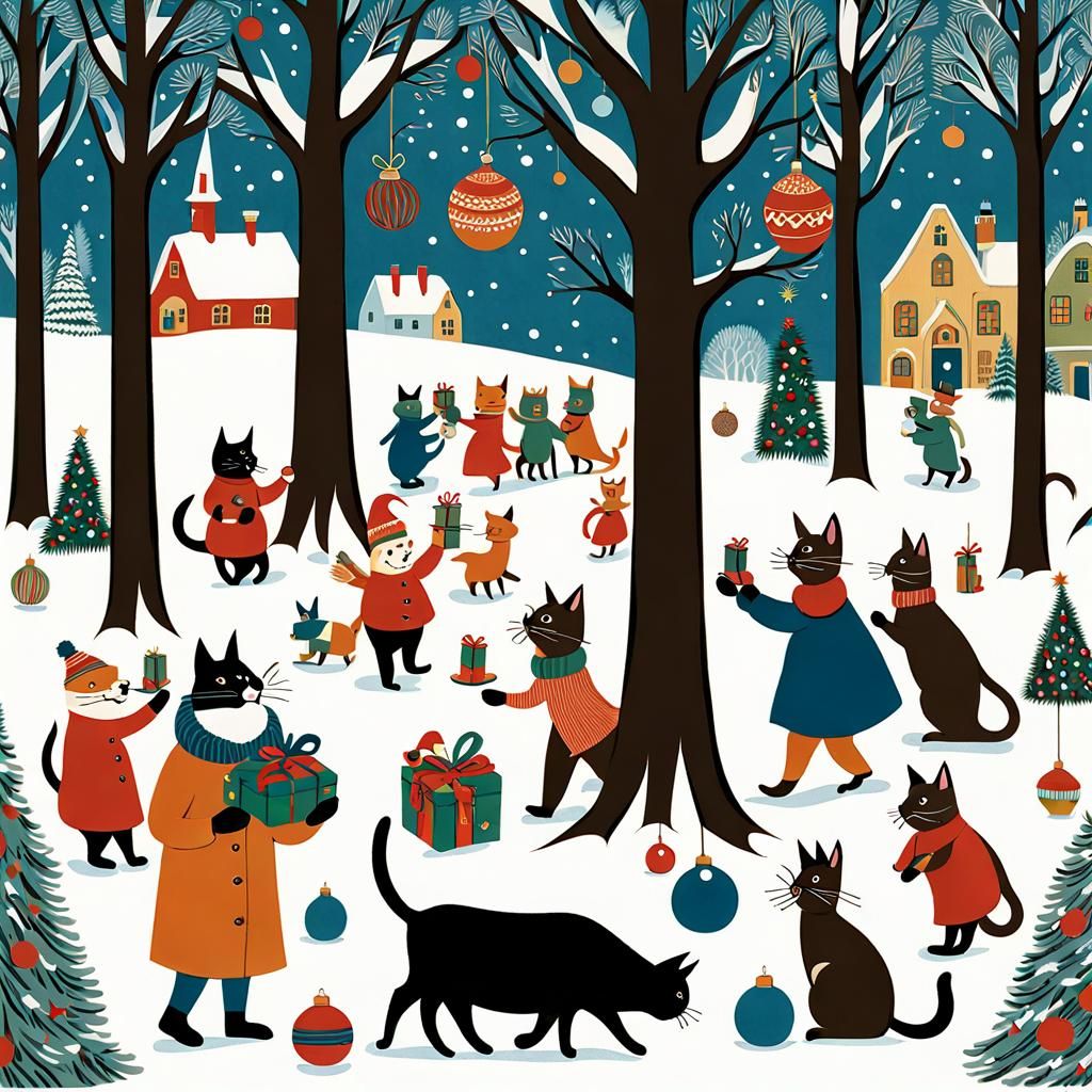 Holiday cheers - gift wrap