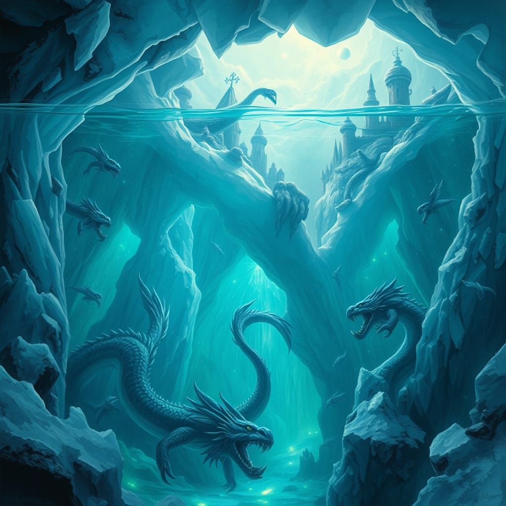 Surreal Ice World Unveils Ancient Secrets Beneath Sparkling...