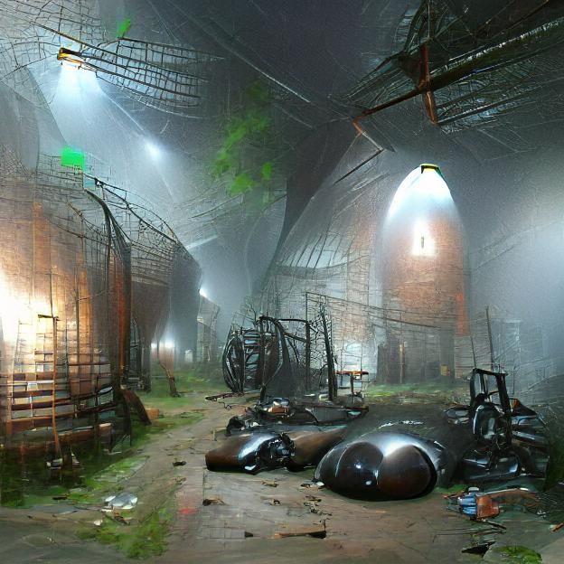Dark BDSM Concept Art in CryEngine