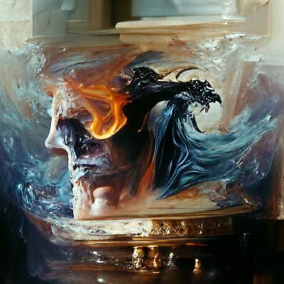 Hades: Oil Painting Inspired by James Gurney