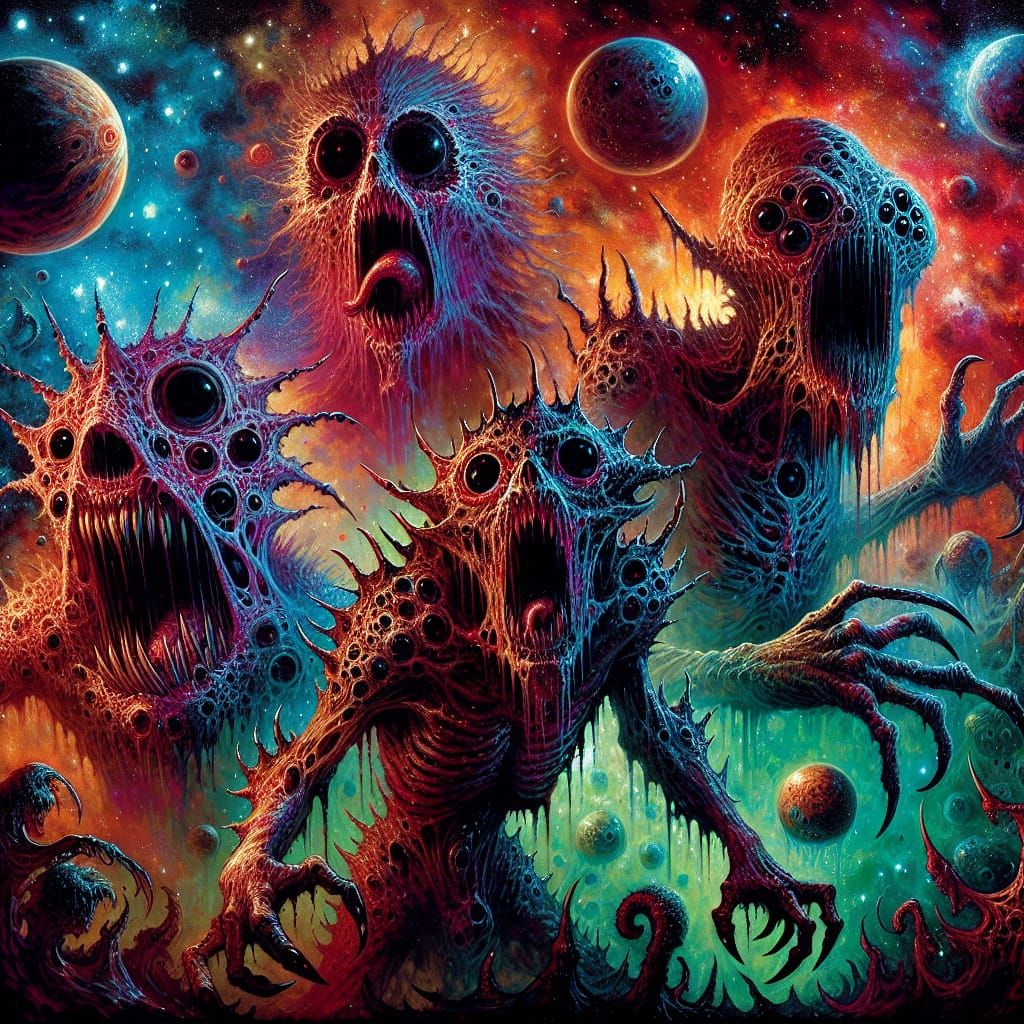 Grimdark Creatures of Cosmic Horror