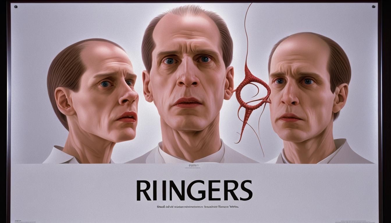 Vintage Film Poster of Identical Twins