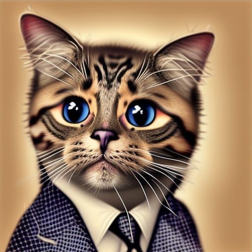 Cat looking for a job