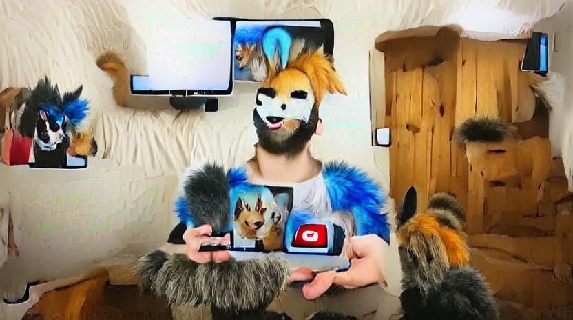 Furry YouTuber Character Design