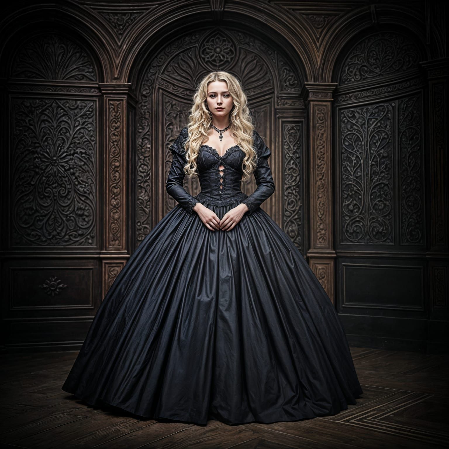 Dark Giant Watches Sleeping Beauty in Castle