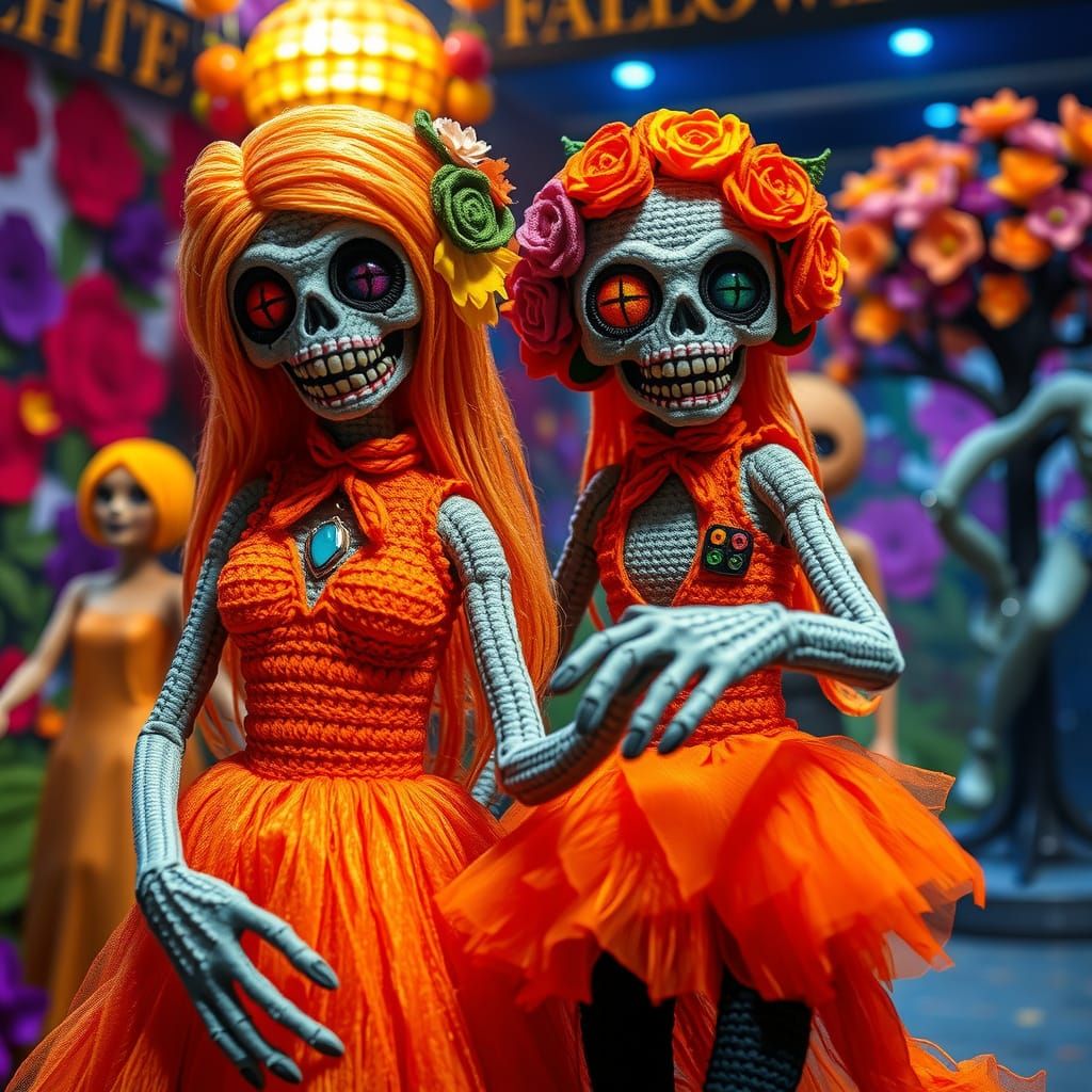 Klimt Style Zombie Prom Night Dance Party