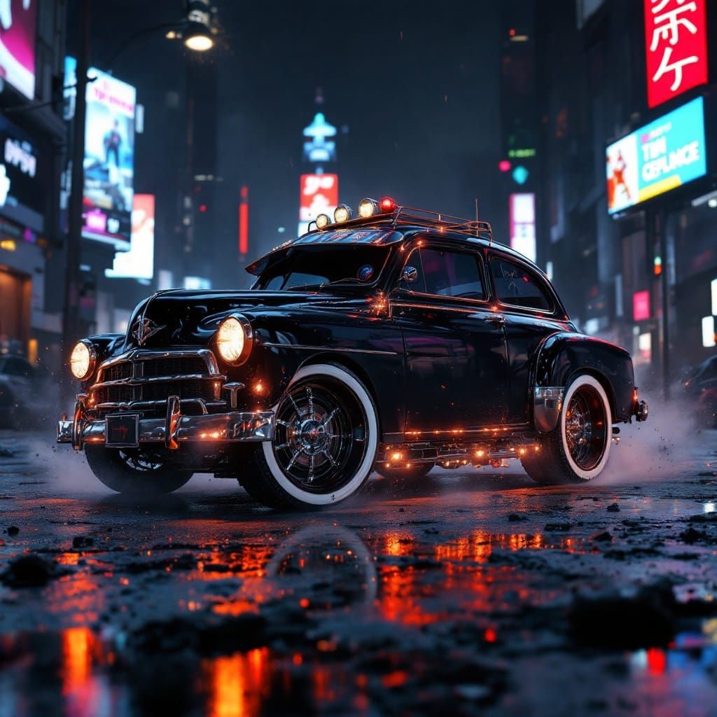 Spiderman as Lowrider in Surreal 8K Detail