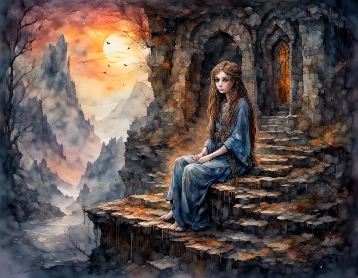 Lysandra's Quest: Watercolour Fantasy Adventure