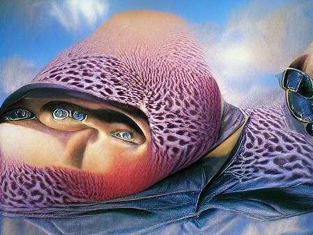 Man in Oversized Coat: a Jim Burns Hyperrealism