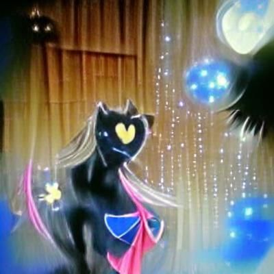 Sailor Moon's Dance with Luna the Cat