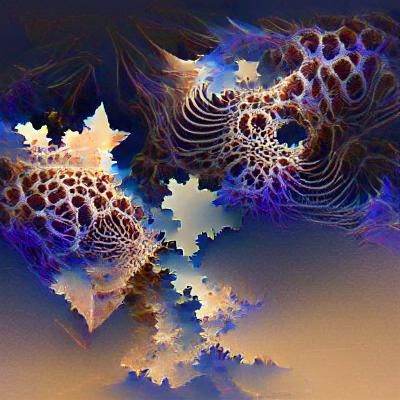 Intricate Fractal Pattern Generated by AI