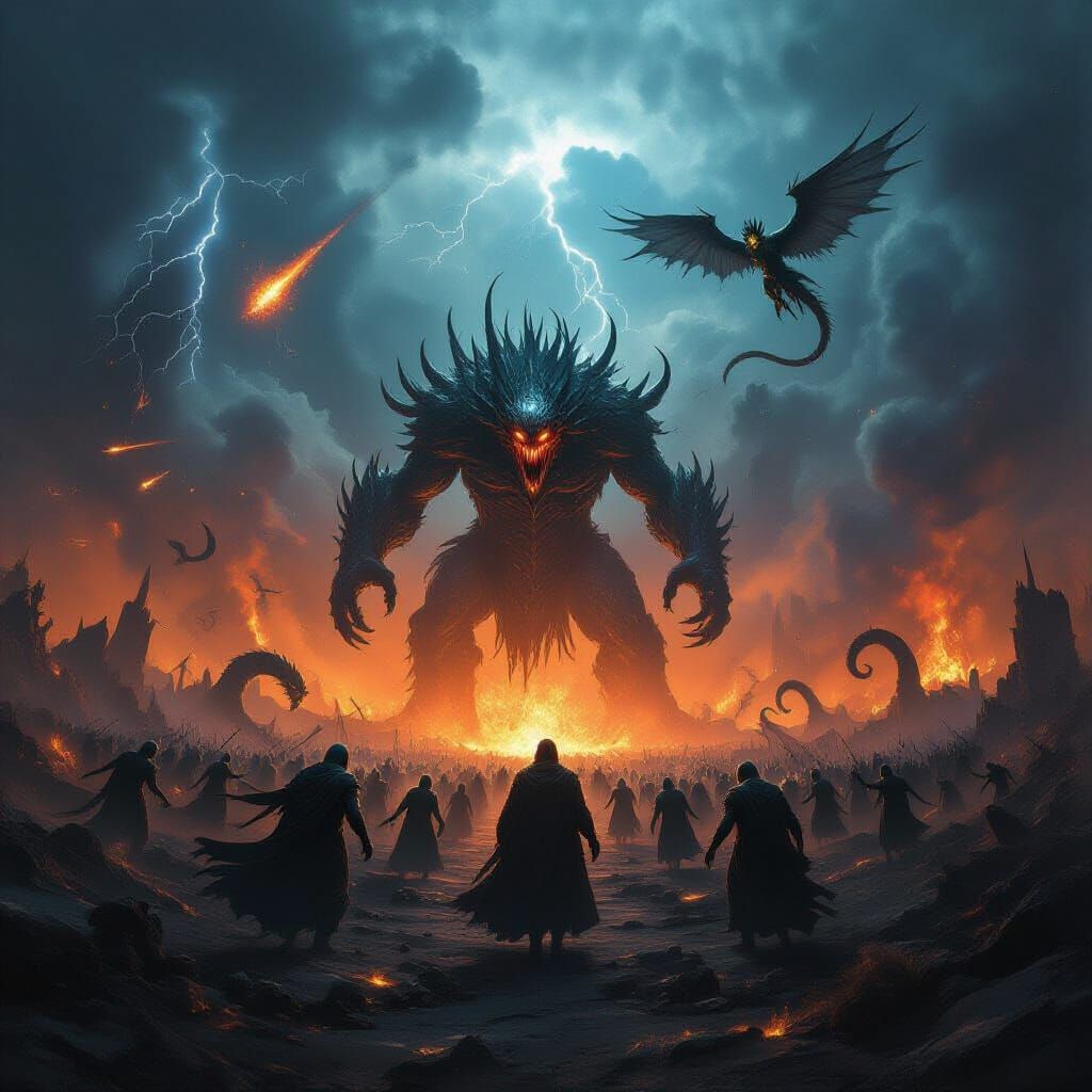 Cataclysmic Battlefield: Supernatural Chaos in a Hyper-Reali...