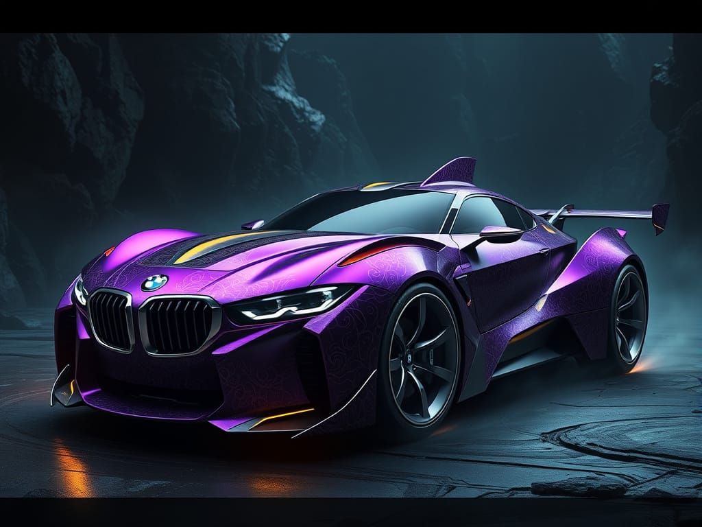 BMW Hammerhead Shark Concept in Dark Fantasy Style