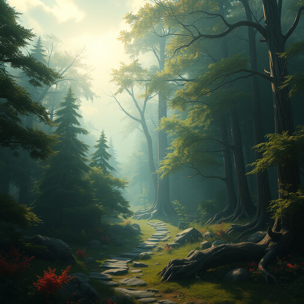 Fantastical Muirahara Woods Concept Art