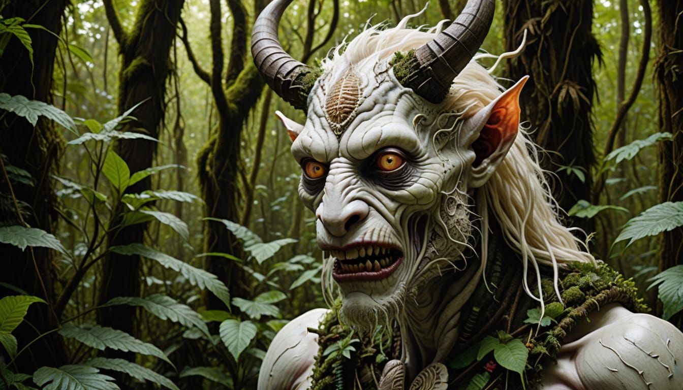 SINISTER ALBINO DEVIL IN THE BUSH