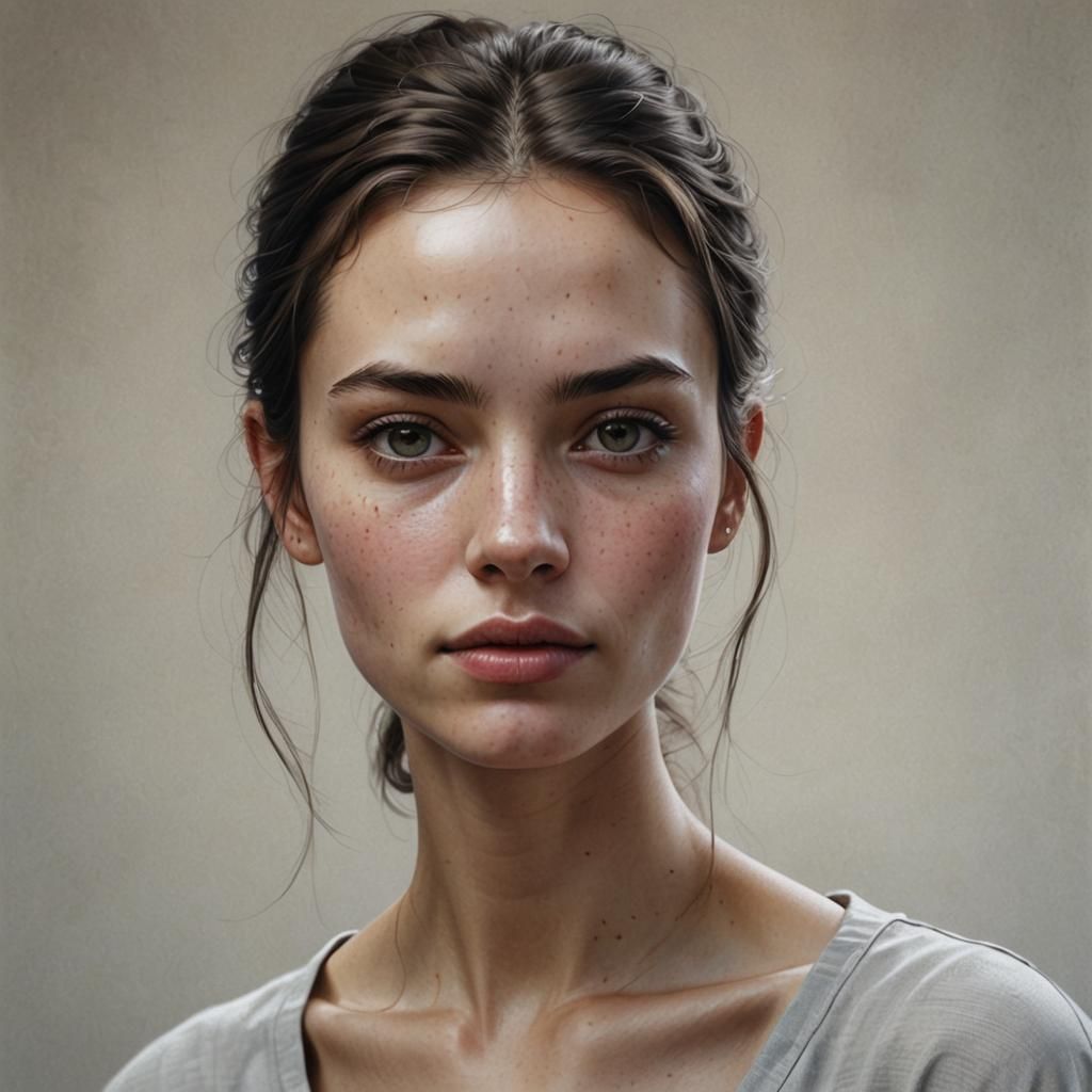 Photorealistic Portrait of a Girl