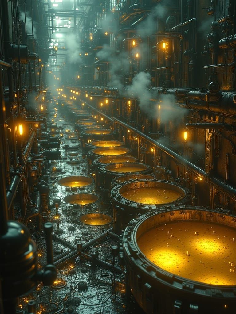 Cyberpunk Underworld: Synthetic Biofuel Harvesting