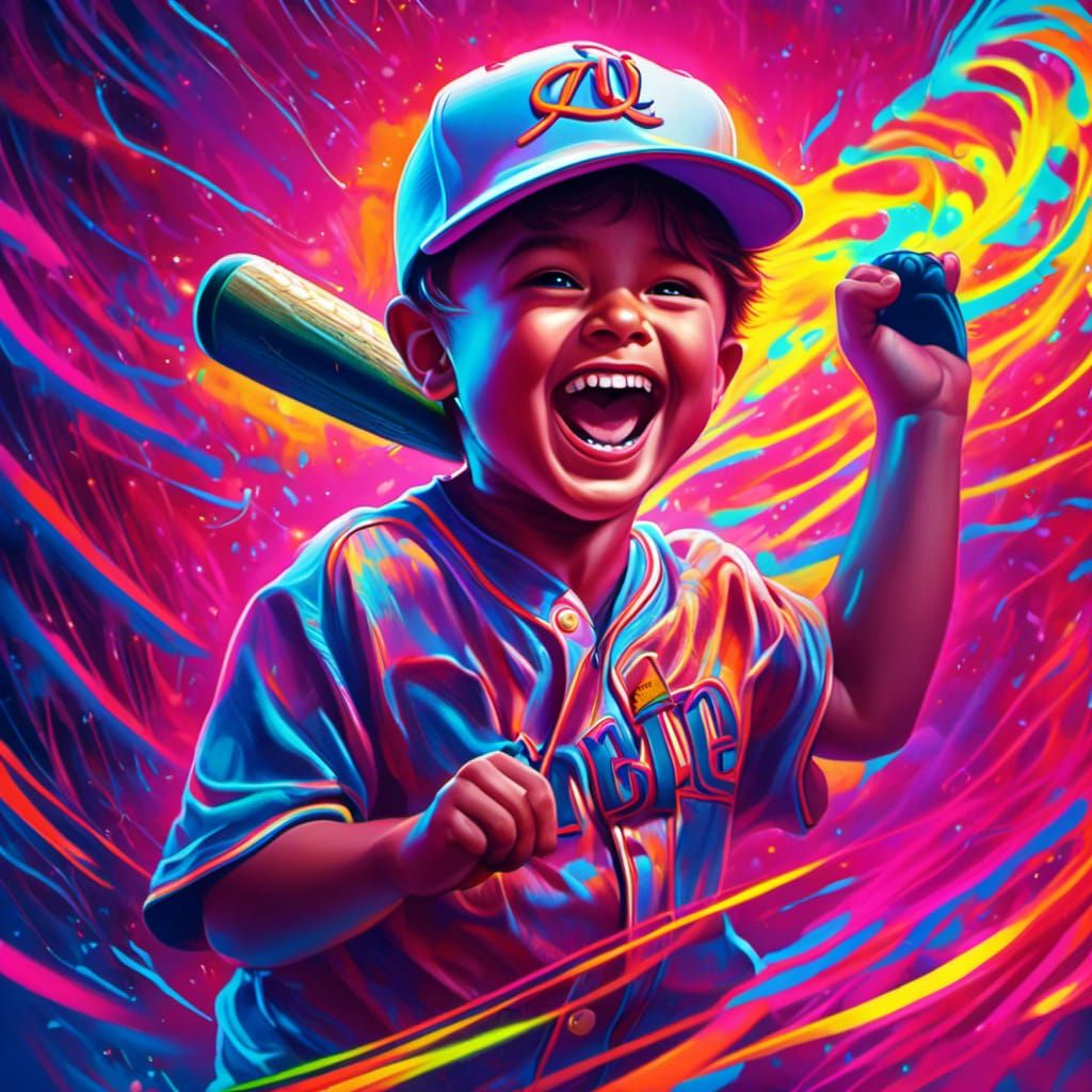 Epic Neon Baseball