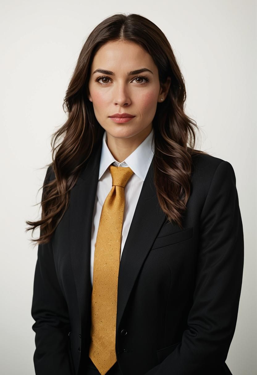 Elegant Businesswoman Portrait in Professional Style