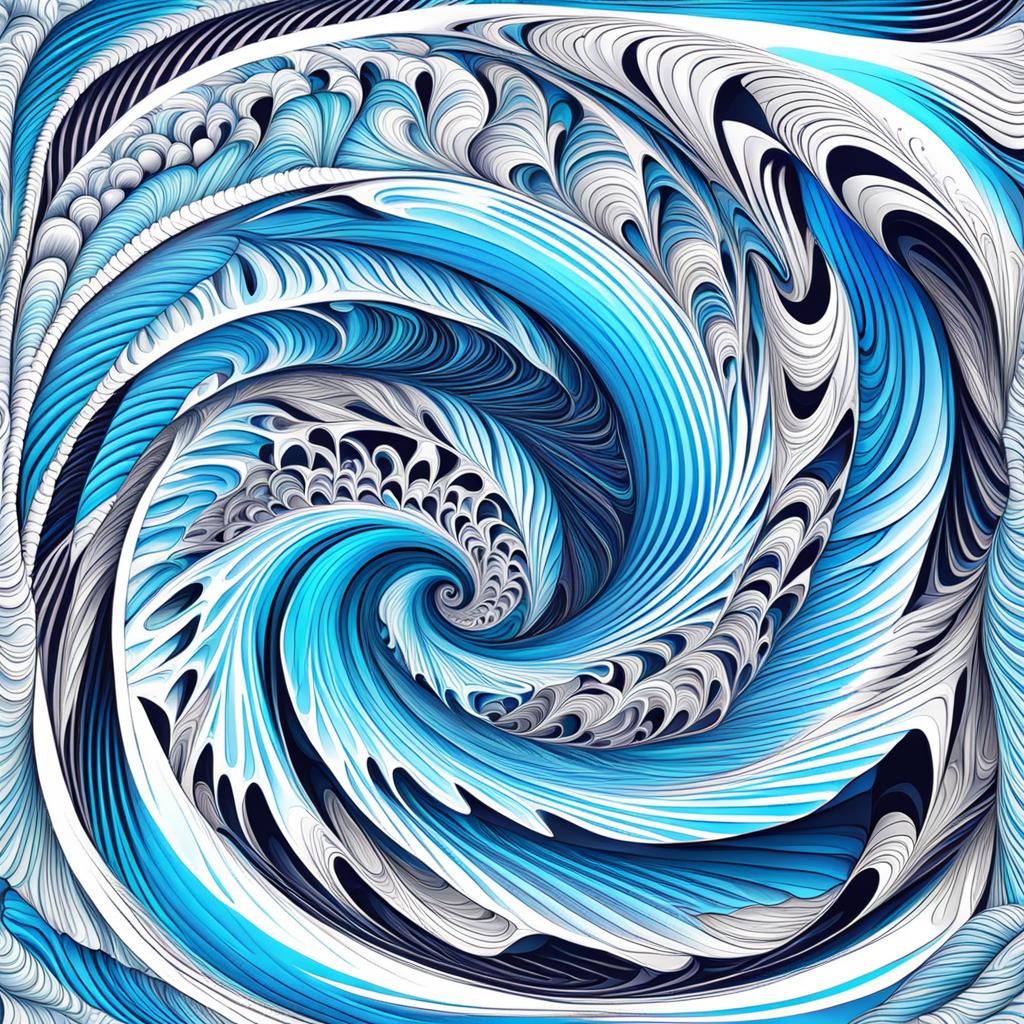 Abstract Fractal Art: First Time Love