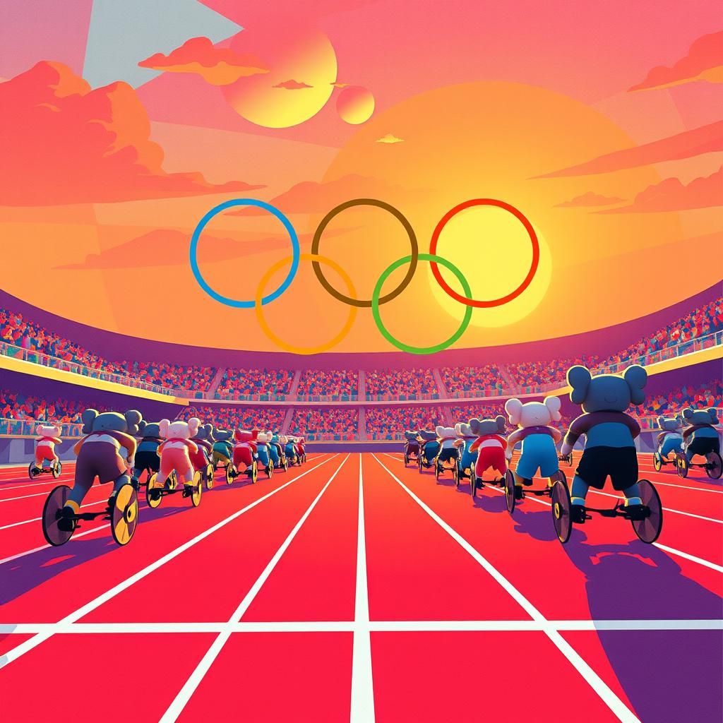 Olympics and Paralympics: An Escher-Inspired Celebration