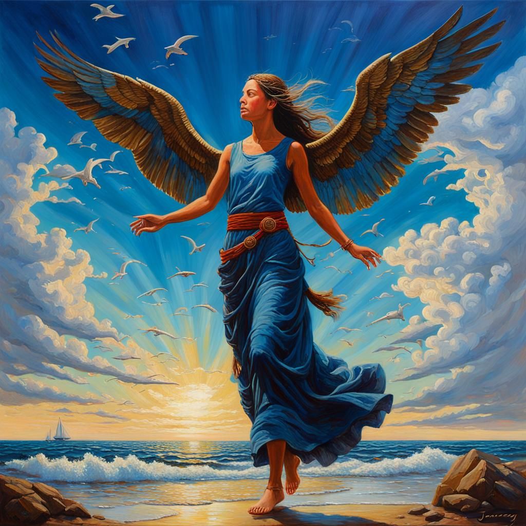 Soul's Treasures: An Oil Painting Inspired by Gurney