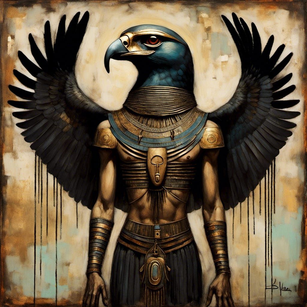 Horus  <lora:Unsettled:1.0>