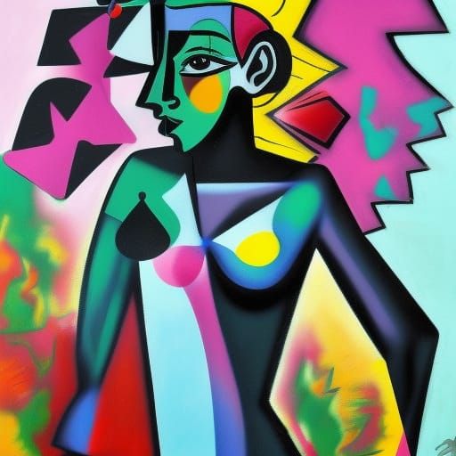Picasso with the Absolute Black women