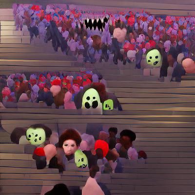 Image of a Scary Crowd