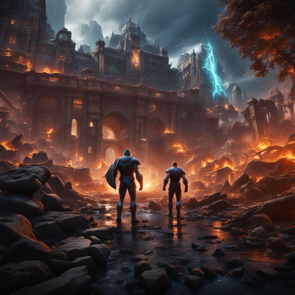 Real Superheroes: Detailed Matte Painting in Unreal Engine