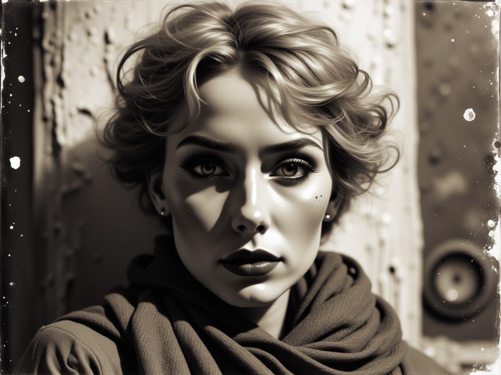 WWII Heroic Resistance Fighter as Fauvist Painting