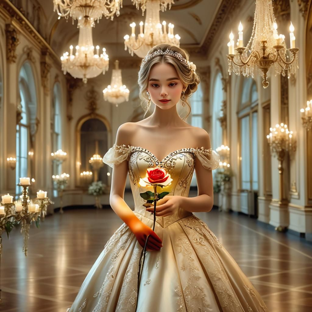Beauty and the Beast: Enchanted Rose in Fairy Tale