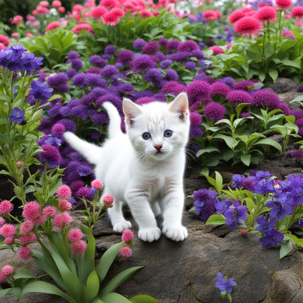 Cute Kitten Generated by AI