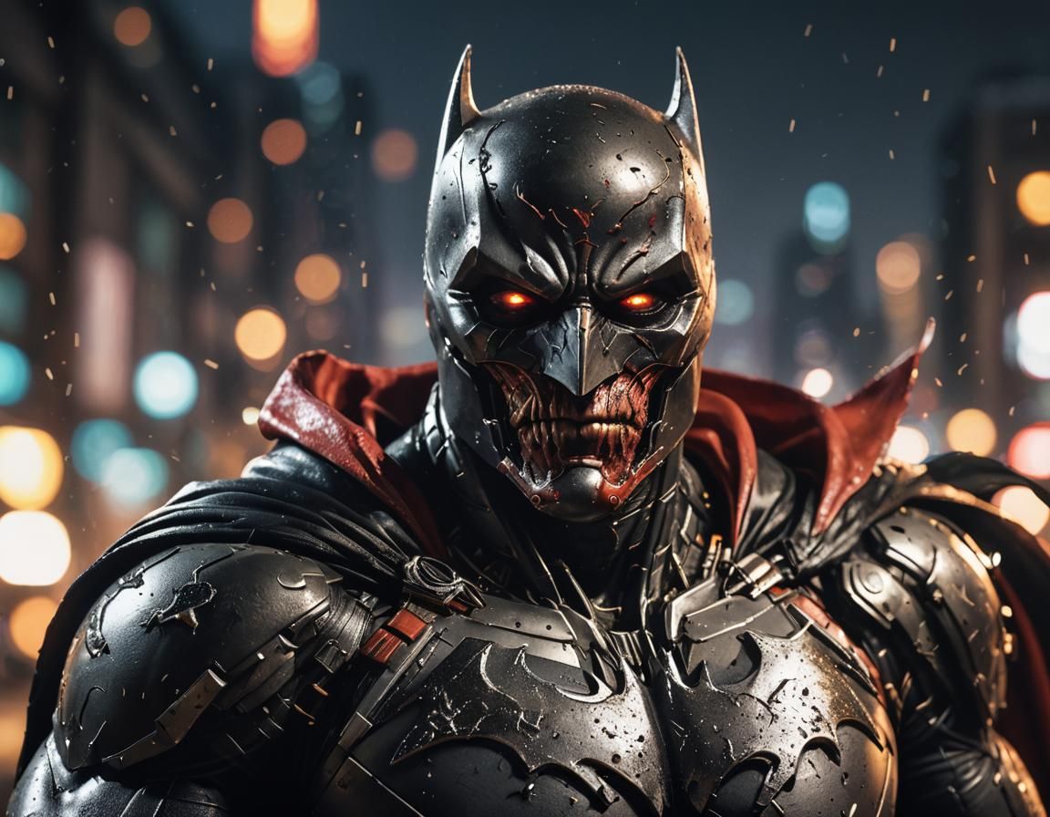 Spawn and Batman: Hyperrealistic Professional Photography