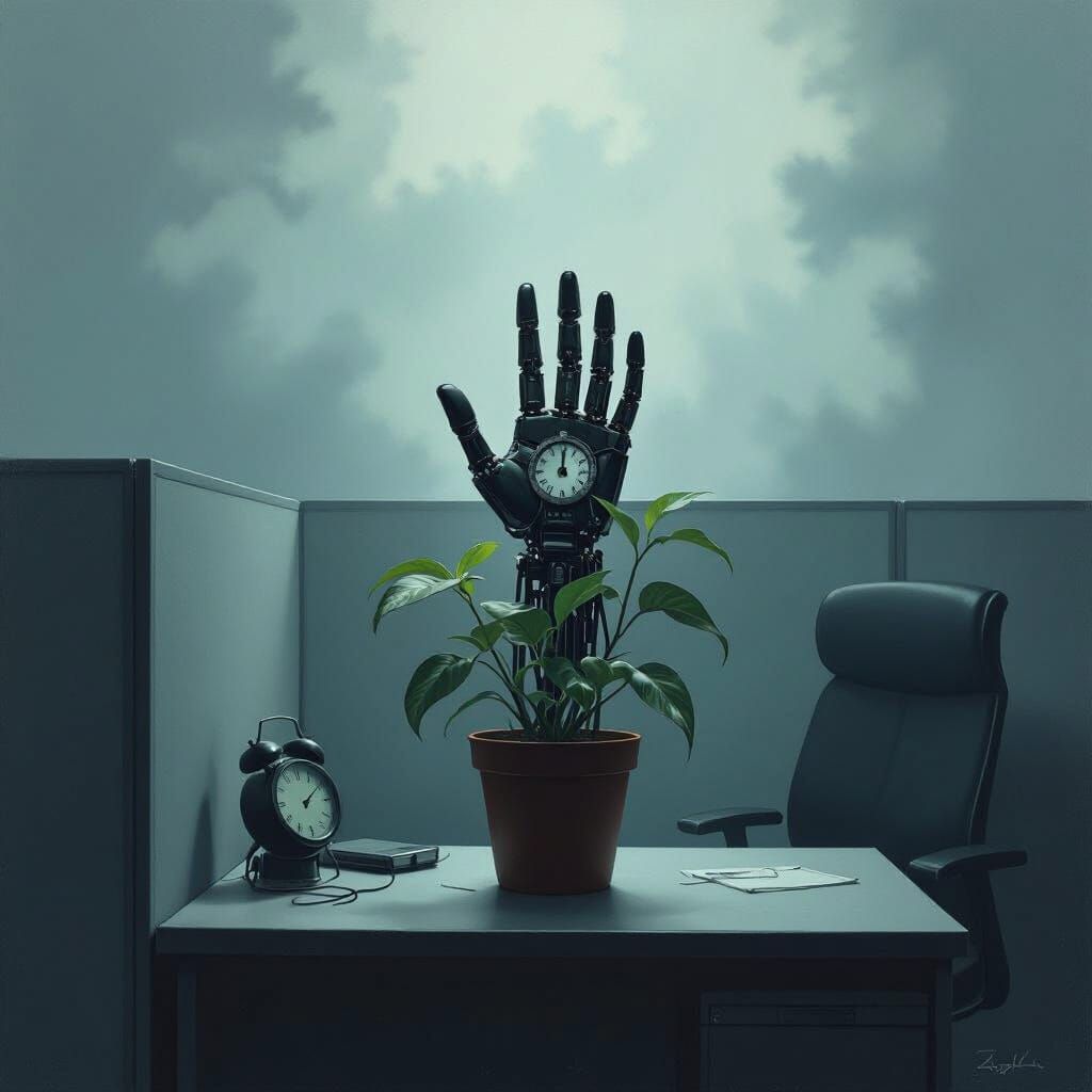 Surrealist Masterpiece of Monday Office Dread