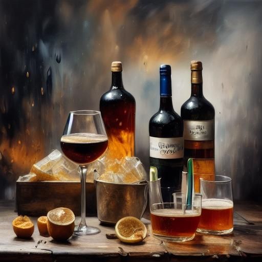 Drinks inside on a Rainy Day