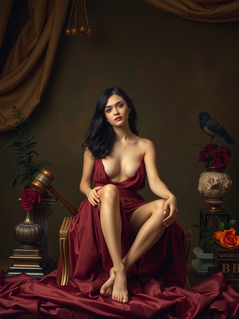 Symbolic Judicial Sensuality: An AI Interpretation